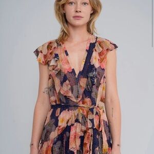 Le Superbe‎ Major Flirt Pettys Wildflowers Dress Size 6 MSRP $495 no flaws